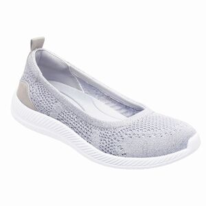 NWT- Never Worn & Box Incuded Easy Spirit Light Gray Knit Flats